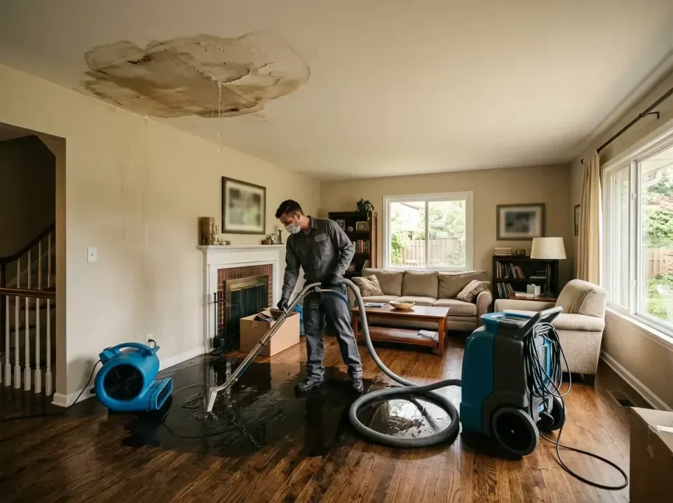 attic-pipe-burst-ceiling-drip-008 — frequently asked questions, Water Damage Restoration & Carpet Care in Rosemont, IL